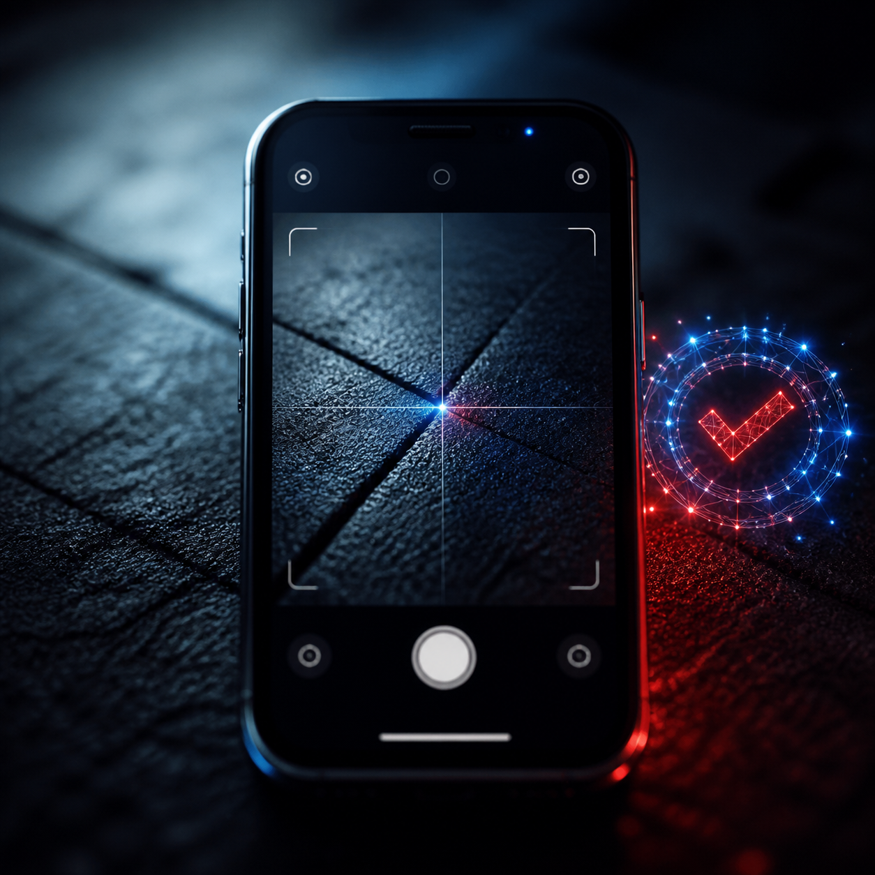 Verified photo evidence captured on a smartphone